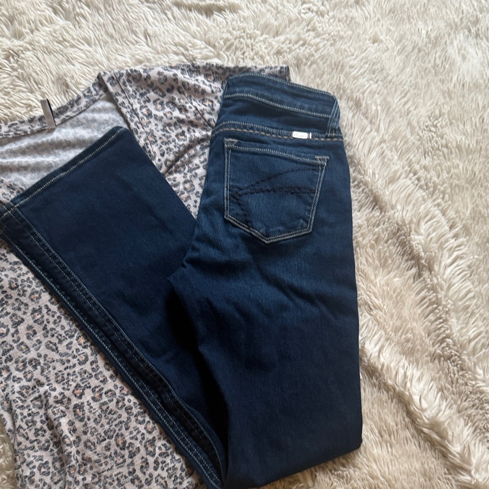 KanCan Deep Indigo Women's Boot Cut Jeans